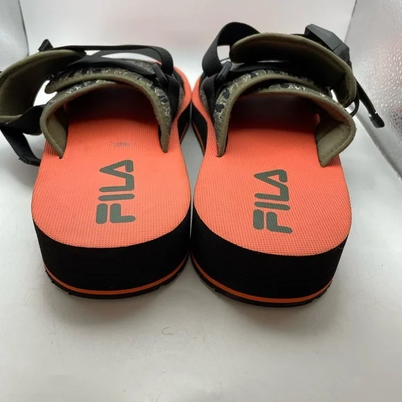 Fila mens army green slide sandals size 13 - Picture 5 of 9